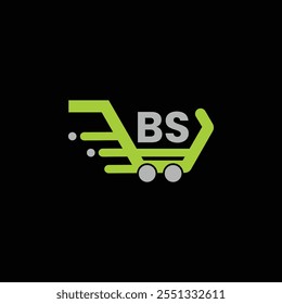 BS Financial Plantilla de diseño de logo, BS Financial logo