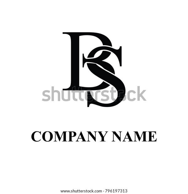 Bs Initial Logo Design Stock Vector (Royalty Free) 796197313