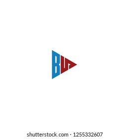 bs initial triangle icon logo vector geometric.eps
