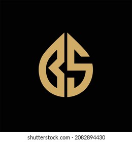 Imagen del vector del logotipo del aceite de agua inicial