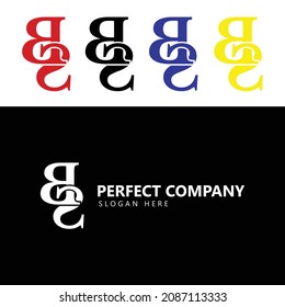BS initial-based logo. Elegant alphabet icon logo using a serif font. Brand identity for fashion or beauty companies, businesses, and organizations.