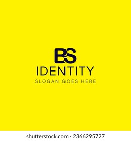 BS Brief Logo kreatives Design mit Vektorgrafik, BS einfach und modern Logo.