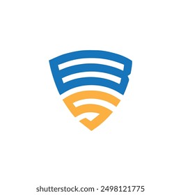 BS letter Logo Design for business