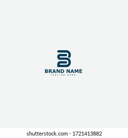BS Letter Logo Design Template Vector