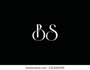 BS Letter Logo Design And  Vector  logo