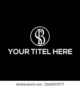 BS is a letter logo and it is a simple logo design