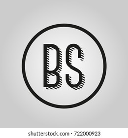 BS Letter Logo Vector