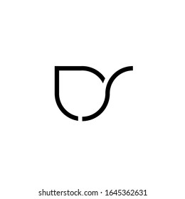 bs logo design vector sign template