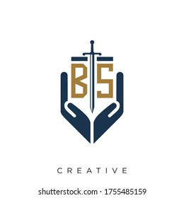 bs logo design vectoricon symbol