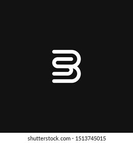 BS Logo monogram modern design template 