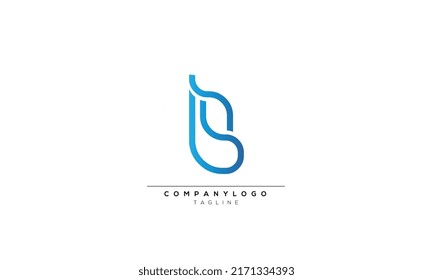 BS - S Combined Letter Logo Design