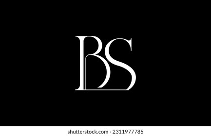 BS, SB, Abstract Letters Logo Monogram