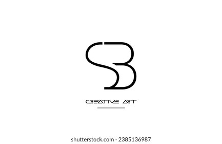 BS, SB, B, S abstract letters logo monogram