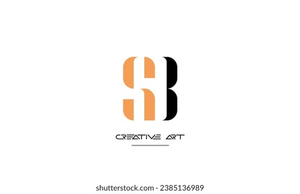 BS, SB, B, S abstract letters logo monogram