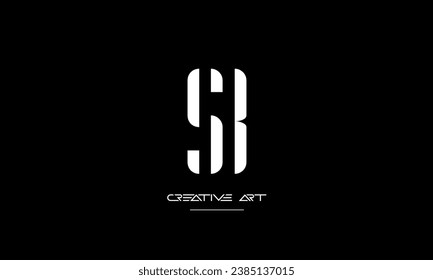 BS, SB, B, S abstract letters logo monogram