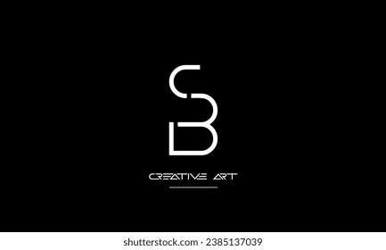 BS, SB, B, S abstrakte Buchstaben Logo-Monogramm