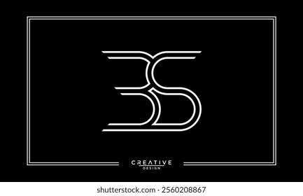 BS, SB, B, S, Abstract Letters Logo Monogram