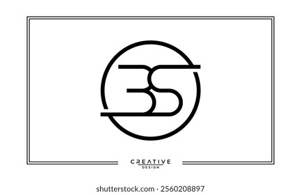 BS, SB, B, S, Abstract Letters Logo Monogram