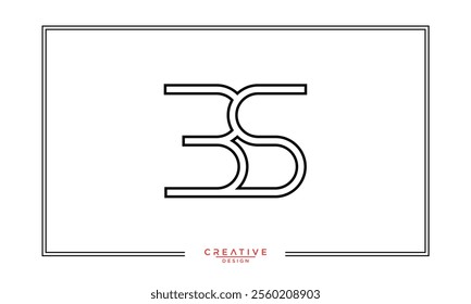 BS, SB, B, S, Abstract Letters Logo Monogram