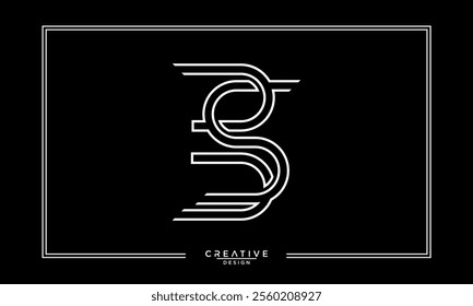 BS, SB, B, S, Abstract Letters Logo Monogram