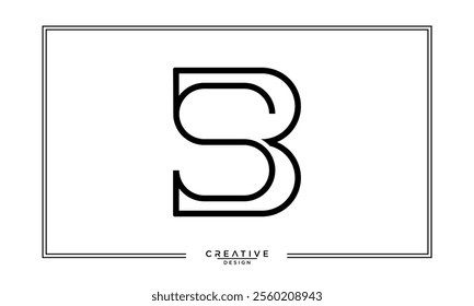 BS, SB, B, S, Abstract Letters Logo Monogram