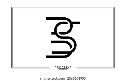 BS, SB, B, S, Abstract Letters Logo Monogram