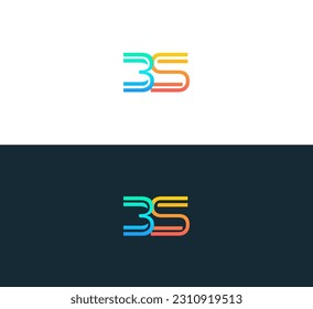 BS, SB logo and icon designs.