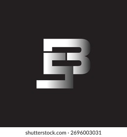 BS oder SB Logo Vektor Design Template Inspiration.