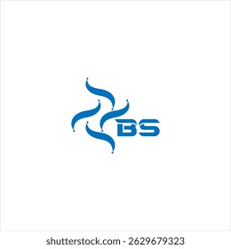 BS Unique modern flat abstract geometric minimalist logo. BS initials vector letter logo design. 
