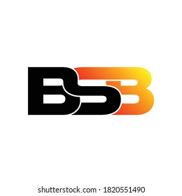 BSB-Buchstaben-Monogramm-Logo-Vektorgrafik