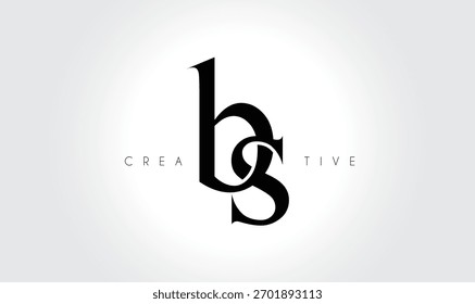 BSbs Elegant Serif Monogram Logo – Luxury Lowercase Typographic Lettermark for Modern Branding