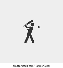 Bseball vector icon illustration sign