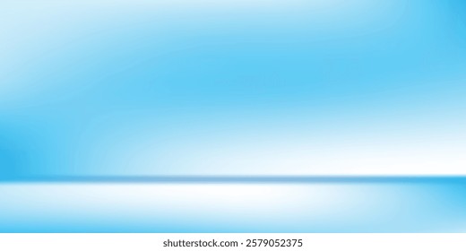BSimple mesh blue studio room. Limbo light background. Abstract 3d backdrop for product presentation. Minimal wall scene art modern