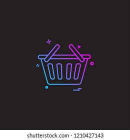 bsket shopping online cart icon