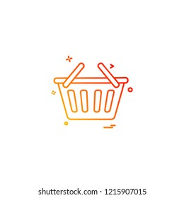 bsket shopping online cart icon