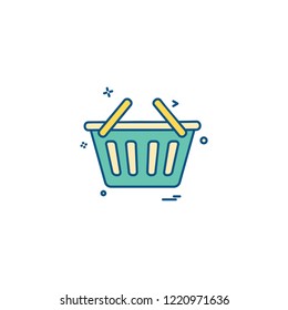 bsket shopping online cart icon