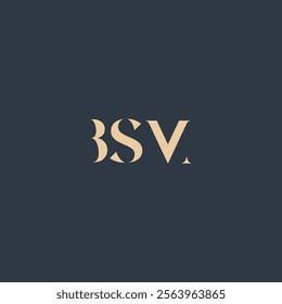 BSM abstract letter logo design. This logo is designed by three abstract letters.
