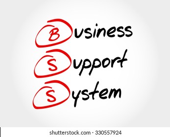 BSS - Business Support System, acronym concept