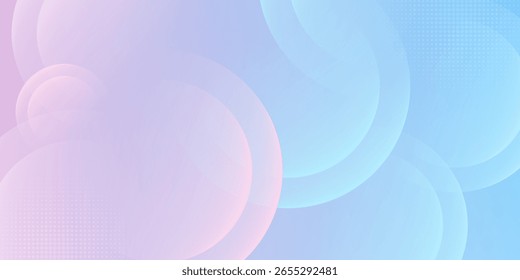 Fondo abstracto. Gradación azul y rosa. Estilo de efecto de círculo. 