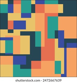 bstract background in the form of rectangles arranged irregularly. pastel colors