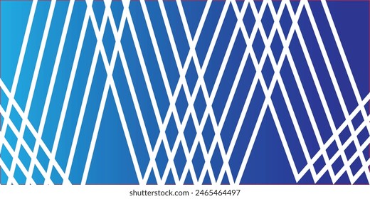 Fondo abstracto con líneas diagonales azules brillantes modernas. Diseño de arte de línea de franjas geométricas. concepto de tecnología. espacio para su texto. Vector de líneas geométricas 3D