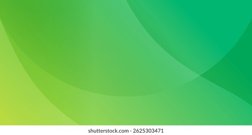 Fondo abstracto del sombreado curvo verde realista del gradiente. concepto de diseño del Vector. Diseño de Web decorativo o cartel, Anuncio, ilustración