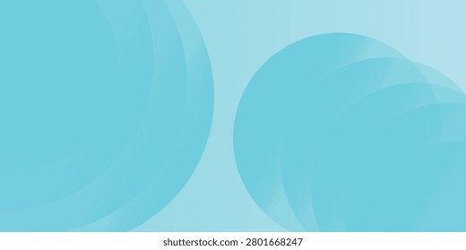 bstract Blue Gradient Background with Transparent Overlapping Circles
