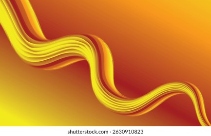 bstract Fluid Motion: A vibrant and dynamic visual spectacle, where fluid lines and gradients intertwine to create a captivating artistic expression. The warm color palette evokes energy and flow.
