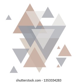 bstract geometric background.Triangle background.Vector template.