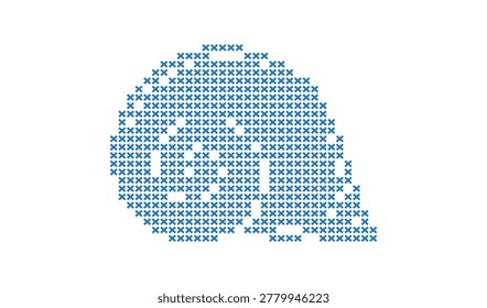 Bstract Pixel snail Icon Vector Illustration