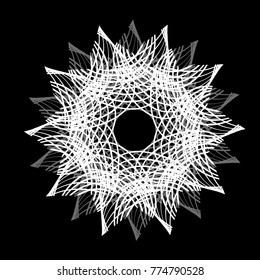 bstract round frame