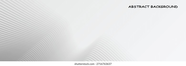 Fondo de Vector abstracto con líneas onduladas negras. Diseño moderno de moda