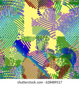 bstract vector background-Dot Graphics. Applicable for Covers, Placards, Posters, Flyers and Banner Designs. Vector illustration.-seamless
