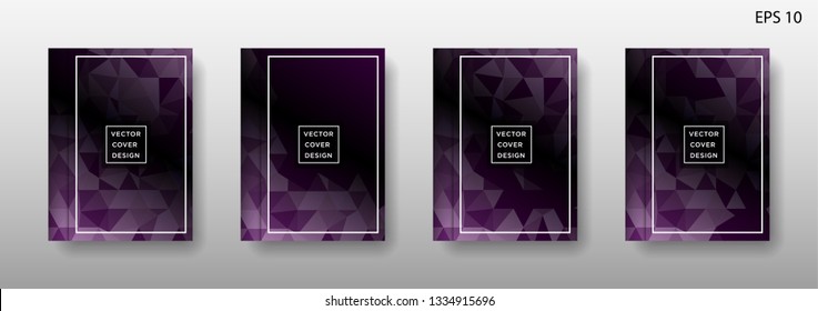 bstract vector triangle background for use in design in eps 10 Applicable for design cover, presentation, invitation, flyer, annual report, poster and business card, desing packaging - Vector